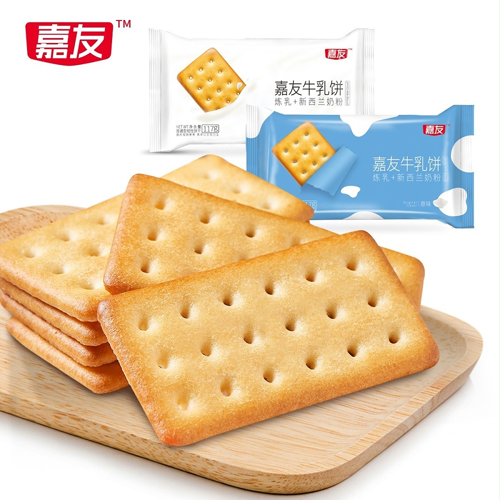 兴发娱乐牛乳饼干牛乳味117g